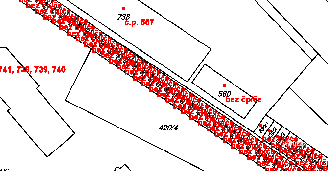 Sezemice 48416878 na parcele st. 651 v KÚ Sezemice nad Loučnou, Katastrální mapa