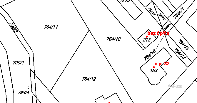 Níhov 90704878 na parcele st. 223 v KÚ Níhov, Katastrální mapa
