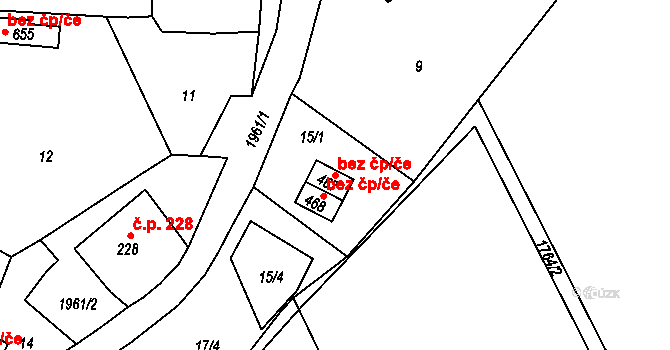 Svratouch 43749879 na parcele st. 467 v KÚ Svratouch, Katastrální mapa