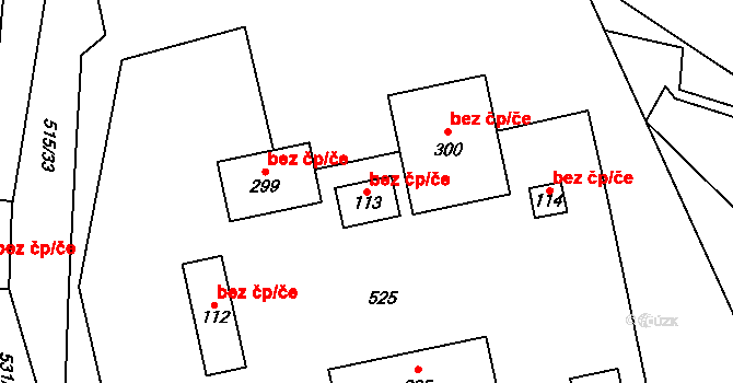 Litvínov 48077879 na parcele st. 113 v KÚ Růžodol, Katastrální mapa