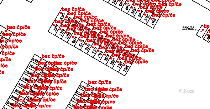Česká Lípa 45918881 na parcele st. 2379 v KÚ Česká Lípa, Katastrální mapa