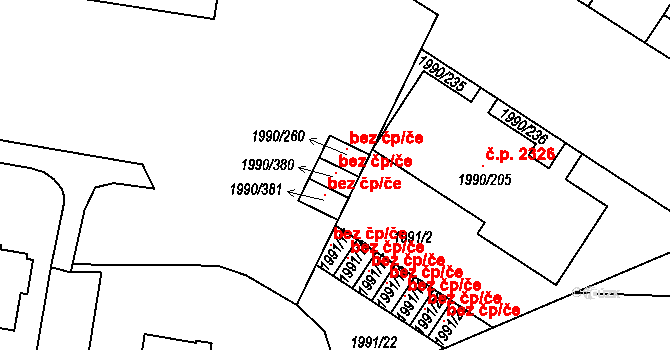 Objekt 105585882, Katastrální mapa