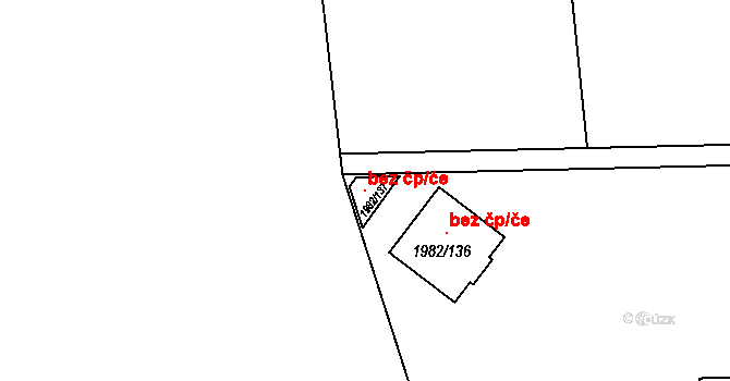 Velká Bystřice 107558882 na parcele st. 1982/137 v KÚ Velká Bystřice, Katastrální mapa
