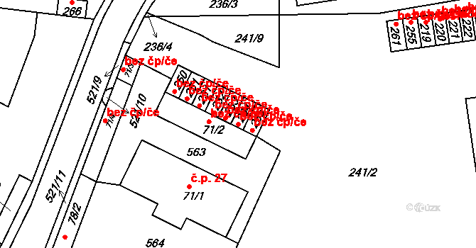 Ústí nad Orlicí 41462882 na parcele st. 234 v KÚ Kerhartice nad Orlicí, Katastrální mapa