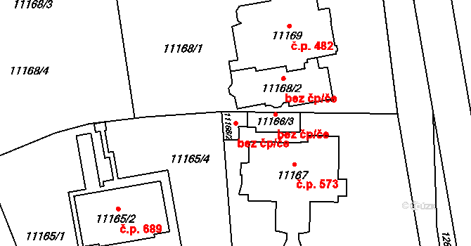 Plzeň 41653882 na parcele st. 11166/2 v KÚ Plzeň, Katastrální mapa