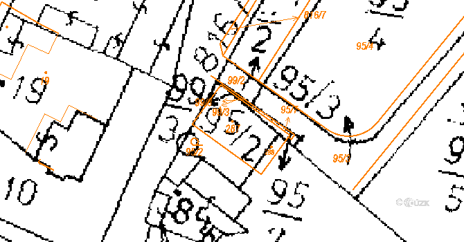 Opatovice I 105333883 na parcele st. 287 v KÚ Opatovice I, Katastrální mapa