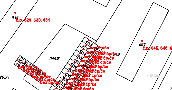 Heřmanův Městec 38002884 na parcele st. 937/2 v KÚ Heřmanův Městec, Katastrální mapa