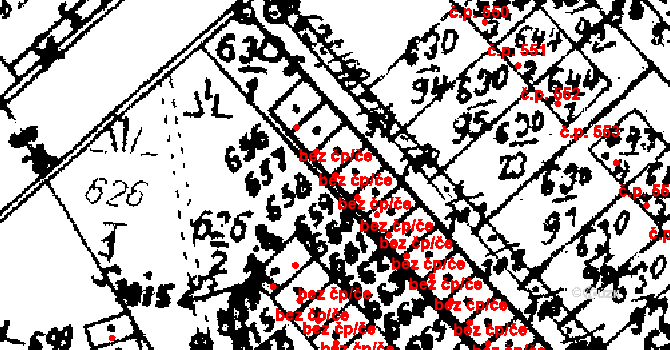 Červená Voda 45483884 na parcele st. 658 v KÚ Červená Voda, Katastrální mapa