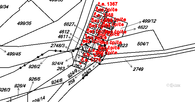 Havlíčkův Brod 42300886 na parcele st. 257 v KÚ Šmolovy u Havlíčkova Brodu, Katastrální mapa