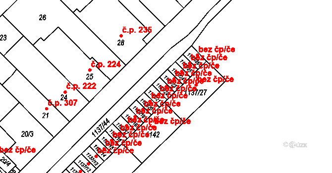 Zbýšov 46049886 na parcele st. 1137/22 v KÚ Zbýšov u Oslavan, Katastrální mapa
