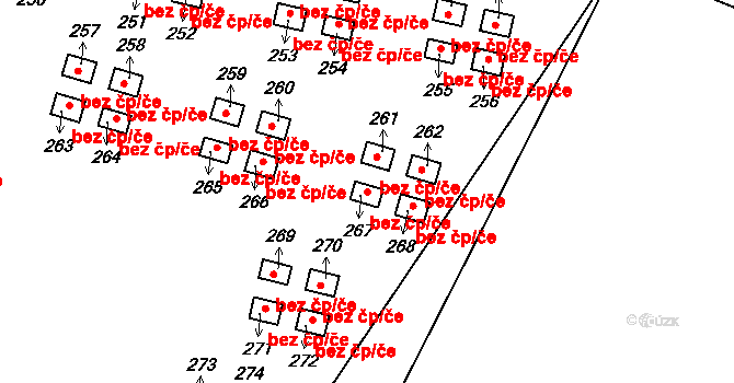 Kosov 42673887 na parcele st. 267 v KÚ Kosov, Katastrální mapa