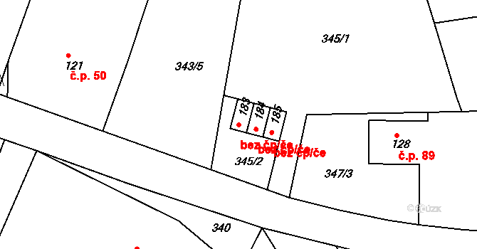 Rychnov nad Kněžnou 44264887 na parcele st. 183 v KÚ Lipovka u Rychnova nad Kněžnou, Katastrální mapa