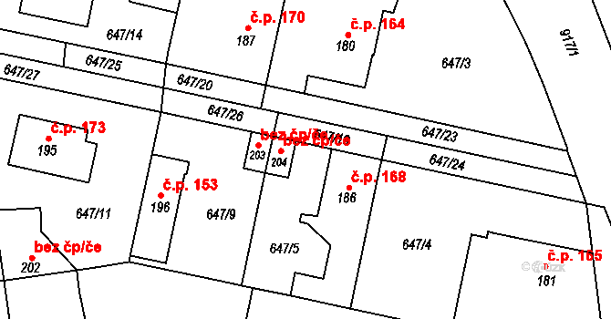 Knovíz 39326888 na parcele st. 206 v KÚ Knovíz, Katastrální mapa