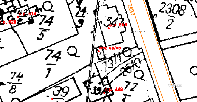 Libina 43590888 na parcele st. 5722 v KÚ Horní Libina, Katastrální mapa