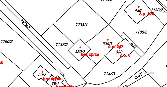Milíkov 46338888 na parcele st. 339/2 v KÚ Milíkov u Jablunkova, Katastrální mapa