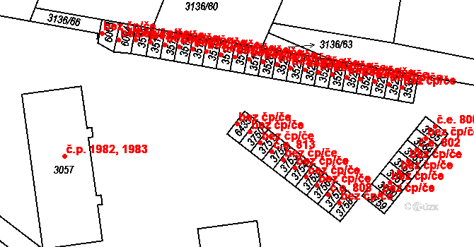 Rakovník 147599890 na parcele st. 6435 v KÚ Rakovník, Katastrální mapa