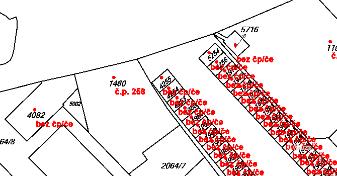 Trutnov 49447891 na parcele st. 4254 v KÚ Trutnov, Katastrální mapa