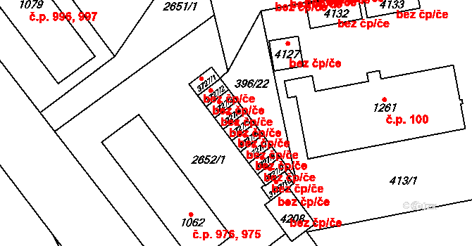 Humpolec 39246892 na parcele st. 3727/5 v KÚ Humpolec, Katastrální mapa