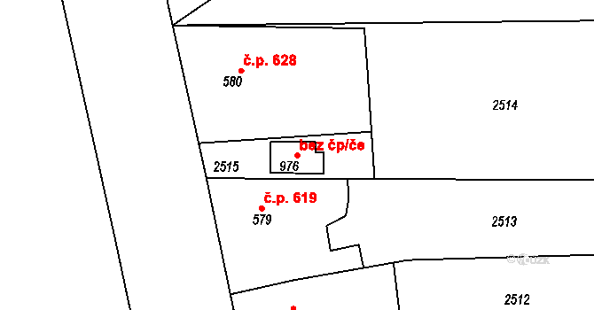 Golčův Jeníkov 44499892 na parcele st. 976 v KÚ Golčův Jeníkov, Katastrální mapa