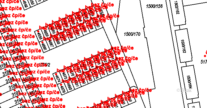 Kroměříž 44980892 na parcele st. 4912 v KÚ Kroměříž, Katastrální mapa
