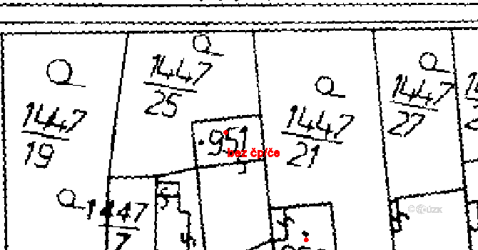 Lysá nad Labem 46432892 na parcele st. 951 v KÚ Lysá nad Labem, Katastrální mapa