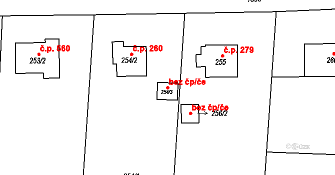 Řepiště 46669892 na parcele st. 254/3 v KÚ Řepiště, Katastrální mapa