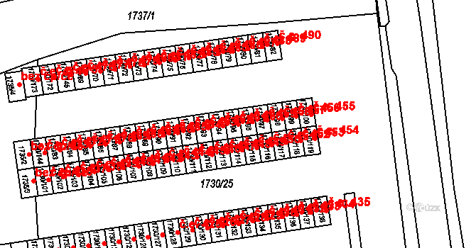 Miřetice u Klášterce nad Ohří 460, Klášterec nad Ohří na parcele st. 1730/95 v KÚ Miřetice u Klášterce nad Ohří, Katastrální mapa