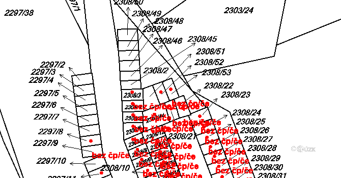 Zdice 50287893 na parcele st. 2308/53 v KÚ Zdice, Katastrální mapa