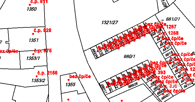 Litoměřice 47612894 na parcele st. 680/24 v KÚ Litoměřice, Katastrální mapa