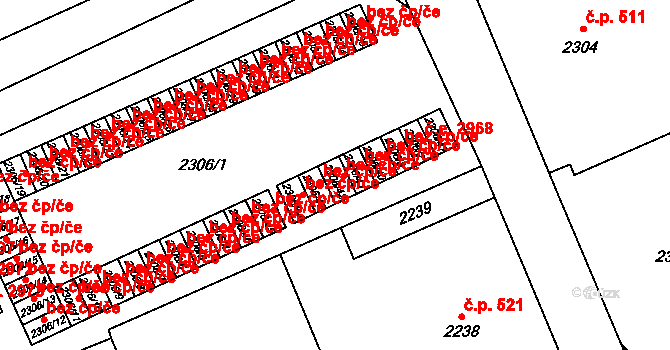 Havířov 48335894 na parcele st. 2306/42 v KÚ Prostřední Suchá, Katastrální mapa