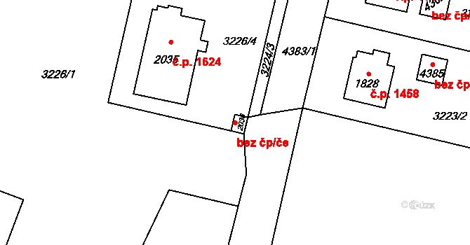 Frenštát pod Radhoštěm 44837895 na parcele st. 2036 v KÚ Frenštát pod Radhoštěm, Katastrální mapa