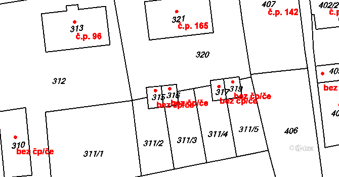 Dlouhá Loučka 47707895 na parcele st. 316 v KÚ Dolní Dlouhá Loučka, Katastrální mapa