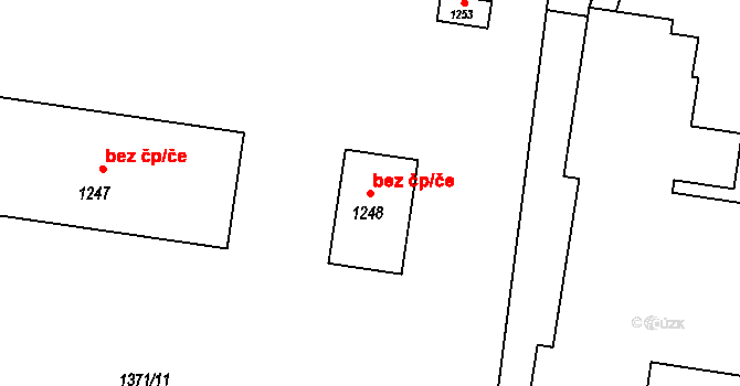 Rtyně v Podkrkonoší 49055895 na parcele st. 1248 v KÚ Rtyně v Podkrkonoší, Katastrální mapa