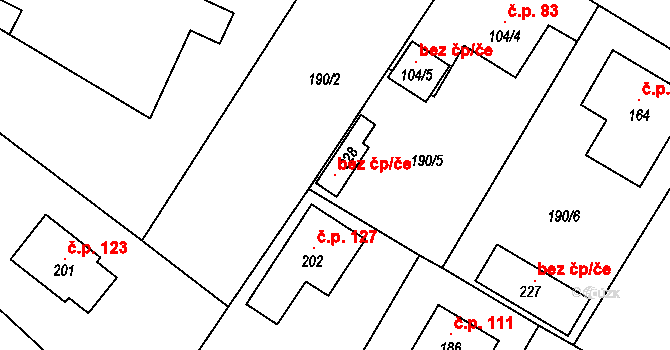Březová 97847895 na parcele st. 228 v KÚ Březová u Hořovic, Katastrální mapa