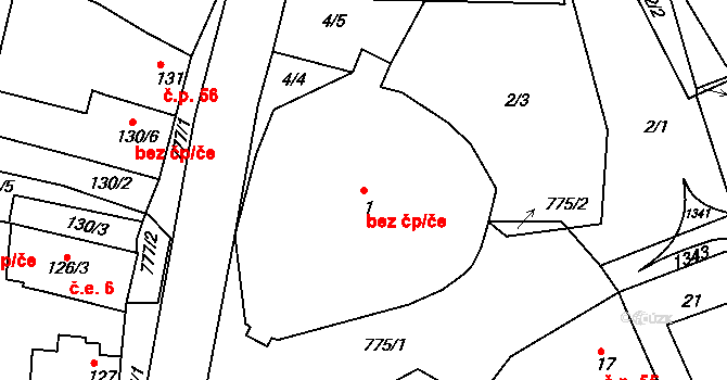 Meclov 47820896 na parcele st. 1 v KÚ Třebnice u Domažlic, Katastrální mapa