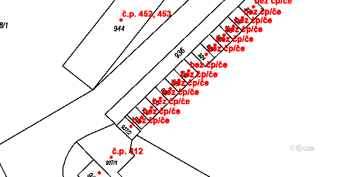 Vrbno pod Pradědem 40184897 na parcele st. 932 v KÚ Vrbno pod Pradědem, Katastrální mapa