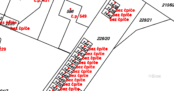 Starý Plzenec 46239898 na parcele st. 1441 v KÚ Starý Plzenec, Katastrální mapa
