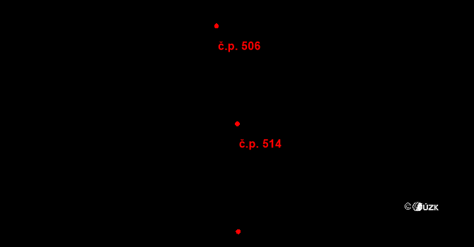 Litol 514, Lysá nad Labem na parcele st. 767 v KÚ Litol, Katastrální mapa
