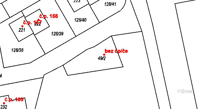 Sedlec 39907899 na parcele st. 49/2 v KÚ Sedlec u Líbeznic, Katastrální mapa