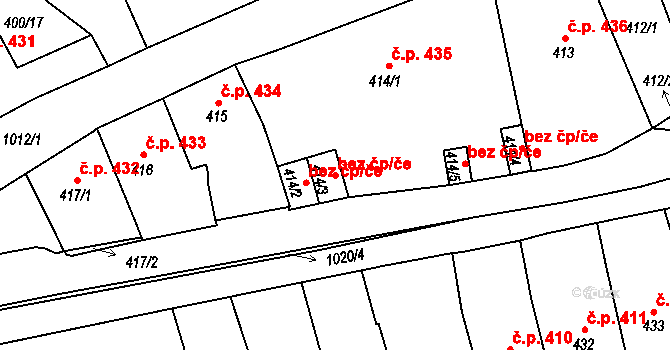 Javorník 44338899 na parcele st. 414/3 v KÚ Javorník-město, Katastrální mapa