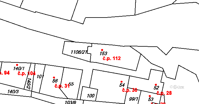 Černochov 30, Peruc, Katastrální mapa