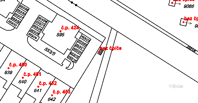 Pardubice 43306900 na parcele st. 590 v KÚ Nemošice, Katastrální mapa