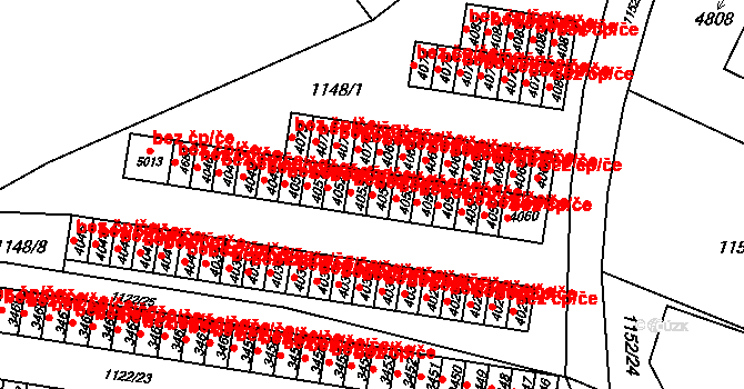 Rožnov pod Radhoštěm 45644900 na parcele st. 4054 v KÚ Rožnov pod Radhoštěm, Katastrální mapa
