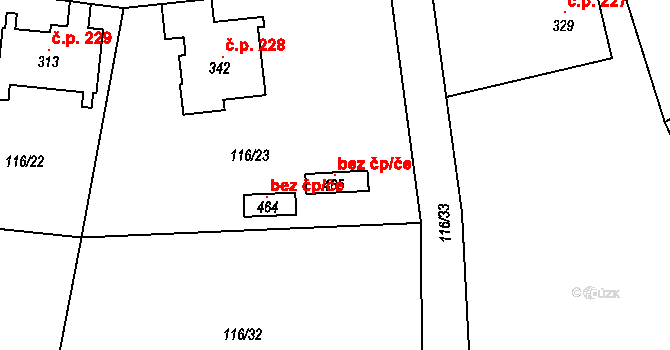 Lípa 147762901 na parcele st. 465 v KÚ Lípa u Havlíčkova Brodu, Katastrální mapa