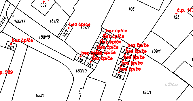 Přibyslav 41729901 na parcele st. 782 v KÚ Přibyslav, Katastrální mapa