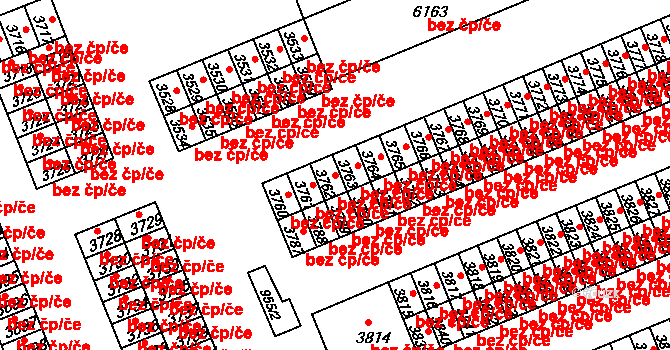 Kroměříž 44987901 na parcele st. 3762 v KÚ Kroměříž, Katastrální mapa