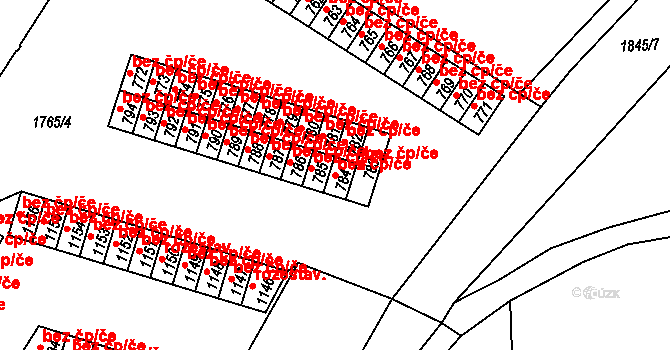 Rtyně v Podkrkonoší 49043901 na parcele st. 784 v KÚ Rtyně v Podkrkonoší, Katastrální mapa