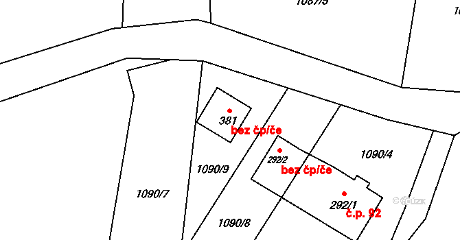 Třinec 49263901 na parcele st. 796 v KÚ Český Puncov, Katastrální mapa