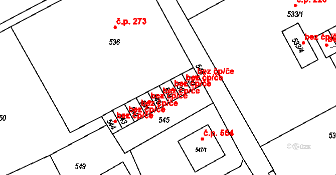 Suchdol nad Odrou 49407902 na parcele st. 539 v KÚ Suchdol nad Odrou, Katastrální mapa