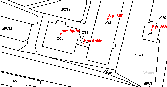 Kašperské Hory 50048902 na parcele st. 2/14 v KÚ Kašperské Hory, Katastrální mapa